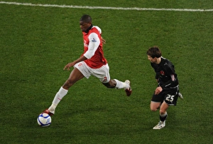 Abou Diaby (Arsenal) Thomas Carroll (Orient). Arsenal 5: 0 Leyton Orient