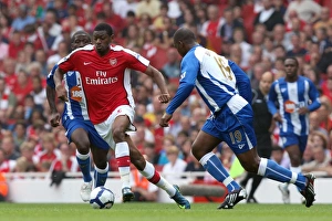 Abou Diaby (Arsenal) Titus Bramble (Wigan)