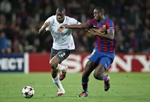 Abou Diaby (Arsenal) Yaya Toure (Barcelona). Barcelona 4: 1 Arsenal. UEFA Champions League