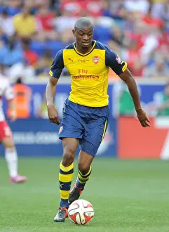New York Red Bulls V Arsenal 2014-15 Prints: Abou Diaby: Arsenal's Midfield Star Shines in Pre-Season Match vs