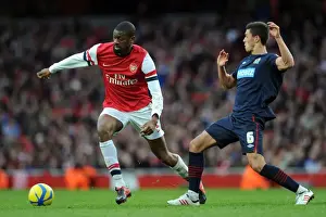 Abou Diaby Outmaneuvers Jason Lowe in FA Cup Clash: Arsenal vs. Blackburn Rovers