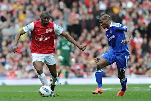 Abou Diaby Outsmarts Florent Malouda: A Premier League Showdown at Emirates Stadium, 2011-12