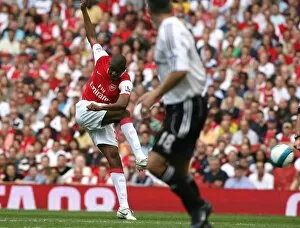 Images Dated 22nd September 2007: Abou Diaby scores Arsenals 1st goal