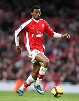 Arsenal V Aston Villa 2009-10 Prints: Abou Diaby Shines: Arsenal's 3-0 Crush of Aston Villa in Premier League (December 27)