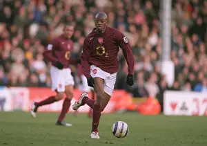 Fulham V Arsenal 2005-6 Prints: Abou Diaby's Brilliant Performance: Arsenal Crushes Fulham 4-0