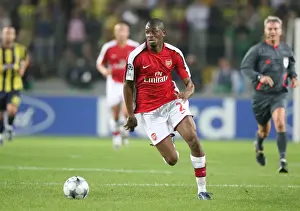 Fenerbahce V Arsenal 2008-09 Prints: Abou Diaby's Brilliant Performance in Arsenal's 2:5 Loss to Fenerbahce in UEFA Champions League Group G