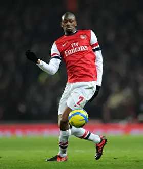 Arsenal V Swansea - FA Cup 3rd Rd Replay 2012-13 Prints: Abou Diaby's Determined Performance: Arsenal's FA Cup Triumph over Swansea City (2012-13)