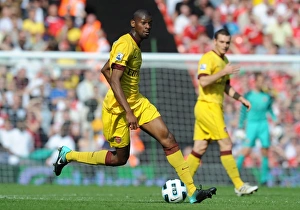 Liverpool V Arsenal 2010-11 Prints: Abou Diaby's Draw at Anfield: Arsenal vs Liverpool, Premier League 2010-11