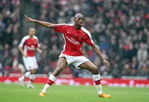 Abou Diaby's Goal Secures 2-1 Victory for Arsenal over Manchester United, Barclays Premier League, Emirates Stadium (08/11/08)