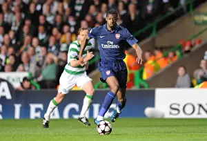 Celtic V Arsenal 2009-10 Prints: Abou Diaby's Stellar Show: Arsenal's 2-0 UEFA Champions League Victory Over Celtic (August 2009)