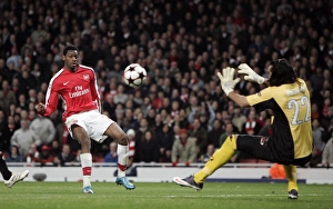 Arsenal V AZ Alkmaar 2009-10 Prints: Abou Diaby's Stunner: Arsenal's 4th Goal vs. AZ Alkmaar in Champions League