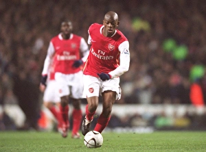 Tottenham Hotspur v Arsenal (Carling Cup) 2006-07 Collection: Abu Diaby (Arsenal)