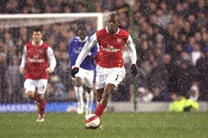 Everton v Arsenal 2006-7 Collection: Abu Diaby (Arsenal)