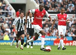 Images Dated 10th April 2007: Abu Diaby (Arsenal) Newcastle United 0: 0 Arsenal