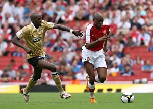 Arsenal V Juventus Prints: Abu Diaby vs. Mohamed Sissoko: Juventus Triumphs Over Arsenal in Emirates Cup Clash, 2008