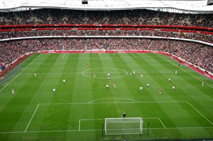 Action during the match