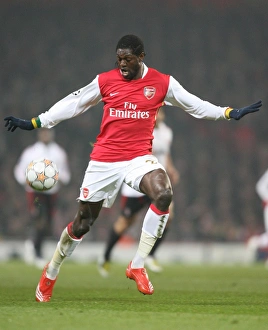 Adebayor in Action: Arsenal vs. AC Milan, 2008 UEFA Champions League
