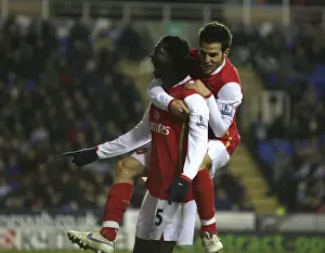 Adebayor and Fabregas: Arsenal's 1000th Goal Celebration in 1-3 Win over Reading (12/11/2007)