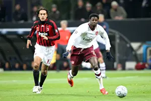 Adebayor and Nesta Clash: Arsenal's Victory Over Milan in the Champions League