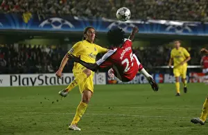 Adebayor Scores Dramatic Equalizer Against Villarreal in Champions League Quarterfinal
