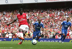 Arsenal V Portsmouth 2007-08 Prints: Adebayor Scores First Arsenal Goal from Penalty: Arsenal 3-1 Portsmouth, 2007