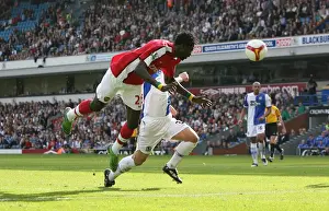 Blackburn Rovers V Arsenal 2008-9 Prints: Adebayor Scores the Second: Arsenal's Dominant 4-0 Win Over Blackburn Rovers, 2008
