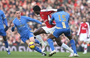 Arsenal V Portsmouth 2008-09 Prints: Adebayor Scores the Winner: Arsenal 1-0 Portsmouth, 2008 Premier League