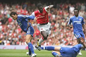Arsenal V Chelsea 2006-07 Prints: Adebayor vs. Terry & Boulahrouz: The Intense Rivalry - Arsenal vs. Chelsea, 1:1