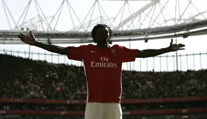 Arsenal V Manchester City 2008-09 Prints: Adebayor's Brace: Arsenal's 2-0 Victory Over Manchester City