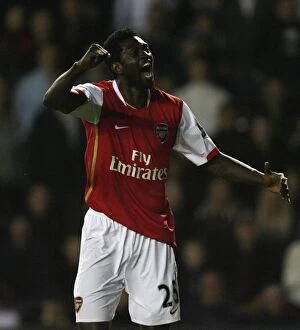 Images Dated 29th April 2008: Adebayor's Brace: Arsenal's Dominant 6-2 Win Over Derby in the Premier League