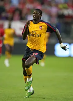 FC Twente V Arsenal Prints: Adebayor's Brilliance: Arsenal's 2-0 Champions League Triumph Over FC Twente
