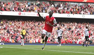 Arsenal V Fulham 2006-07 Prints: Adebayor's Brilliant Brace: Arsenal's 3-1 Victory Over Fulham (April 29, 2007)