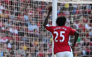 Arsenal V Manchester City 2008-09 Prints: Adebayor's Brilliant Double: Arsenal 2-0 Manchester City