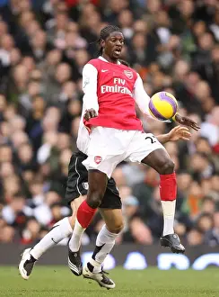 Fulham V Arsenal 2007-8 Prints: Adebayor's Brilliant Hat-Trick: Arsenal Crushes Fulham 3-0 in Premier League