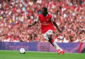 Arsenal V Portsmouth 2007-08 Prints: Adebayor's Brilliant Performance: Arsenal Crushes Portsmouth 3-1 in Premier League