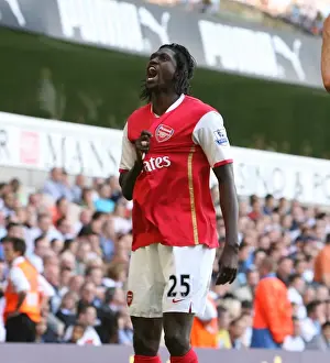 Tottenham V Arsenal 2007-8 Prints: Adebayor's Debut Goal: Arsenal Crushes Tottenham 3-1