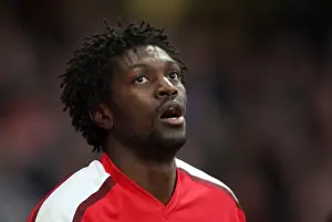 Arsenal V Portsmouth 2008-09 Prints: Adebayor's Decisive Strike: Arsenal's 1-0 Victory Over Portsmouth