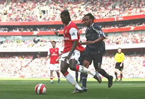 Arsenal V Bolton 2006-7 Prints: Adebayor's Double: Arsenal Edge Past Bolton 2-1 in FA Premiership Thriller