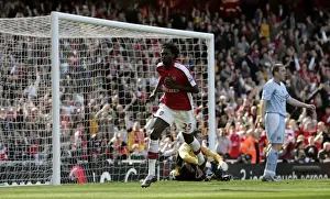 Arsenal V Manchester City 2008-09 Prints: Adebayor's Double: Arsenal's 2-0 Victory Over Manchester City, 2009