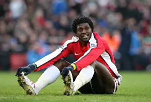 Arsenal V Portsmouth 2008-09 Prints: Adebayor's Dramatic Winner: Arsenal 1-0 Portsmouth