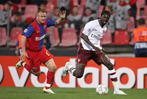 Steaua Bucharest V Arsenal 2007-08 Prints: Adebayor's Goal Secures Arsenal's 1-0 Victory Over Steaua in Champions League Group H