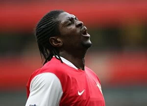 Images Dated 28th January 2008: Adebayor's Hat-Trick: Arsenal Crushes Newcastle 3-0 in FA Cup