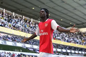 Tottenham V Arsenal 2007-8 Prints: Adebayor's Hat-Trick: Arsenal's Victory over Tottenham 3-1 in the Premier League