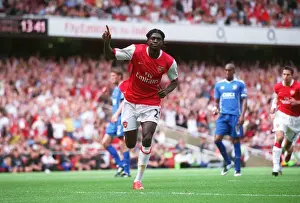 Arsenal V Portsmouth 2007-08 Prints: Adebayor's Penalty Goal: Arsenal's First in 3:1 Victory over Portsmouth
