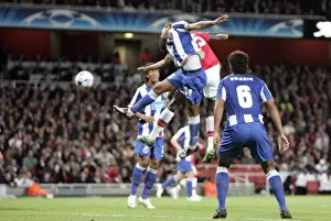 Arsenal V FC Porto 2008-09 Prints: Adebayor's Pressure-Cooker Goal: Arsenal's 4-0 Victory Over Porto in the Champions League