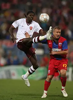 Adebayor's Strike: Arsenal Triumphs Over Steaua in Champions League (2007)
