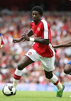 Images Dated 3rd August 2008: Adebayor's Strike: Arsenal's 1-0 Victory Over Real Madrid, Emirates Cup 2008