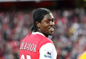 Arsenal V Manchester City 2006-7 Prints: Adebayor's Strike: Arsenal's 3-1 Victory Over Manchester City