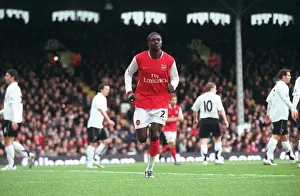 Fulham V Arsenal 2007-8 Prints: Adebayor's Thrilling Goal: Arsenal's Dominance Over Fulham (19/1/07)
