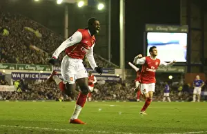 Everton V Arsenal 2007-08 Prints: Adebayor's Triumph: Arsenal's Thrilling 3-1 Victory Over Everton in the Premier League (December 2007)
